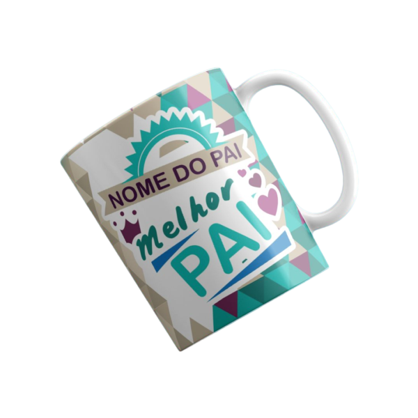Caneca - Melhor Pai - Nome do Pai - Image 2