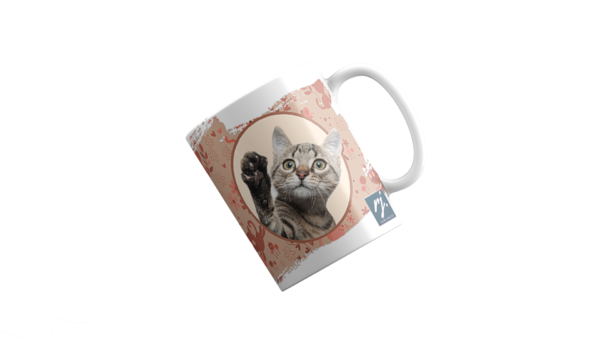 Caneca Pet - Gatinho Com Patinha