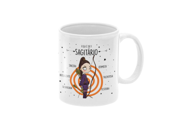 Caneca Signo - Ela é de Sagitário