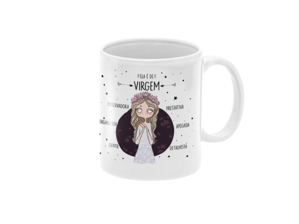 Caneca Signo - Ela é de Virgem