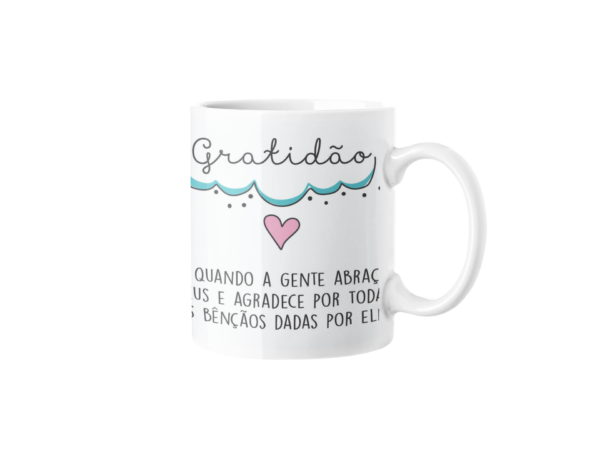 Gratidão é quando a gente abraça Deus e agradece por todas as bênçãos dadas por Ele