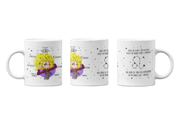 Caneca - Signo -Ela é de Leão - Image 2